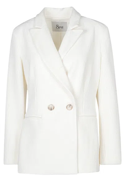 8pm - Jacket - 460213 - Milk In White