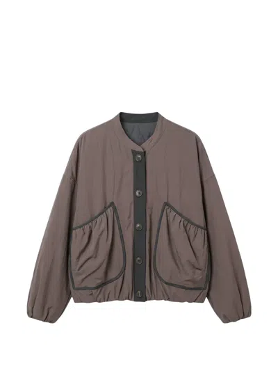 8pm Algarve Button-up Jacket In Brown