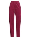 8pm Conscious Woman Pants Garnet Size S Organic Cotton, Elastane In Pink