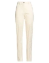 8pm Conscious Woman Pants Ivory Size S Organic Cotton, Elastane In Neutral
