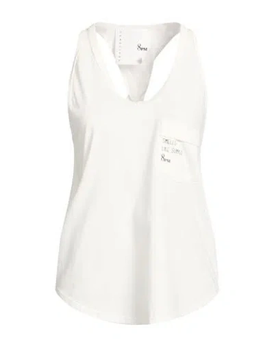 8pm Conscious Woman Tank Top White Size S Cotton