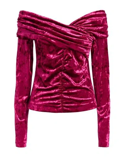 8pm Conscious Woman Top Garnet Size M Polyester, Elastane In Pink