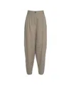 8pm Lorelei' Checkered Trousers In Brown