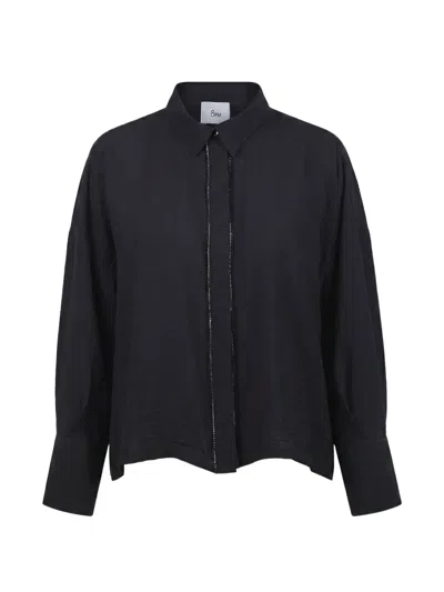 8pm Los Angeles Crystal-embellished Shirt In Black