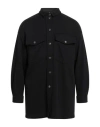 8pm Man Shirt Black Size L Cotton, Polyester