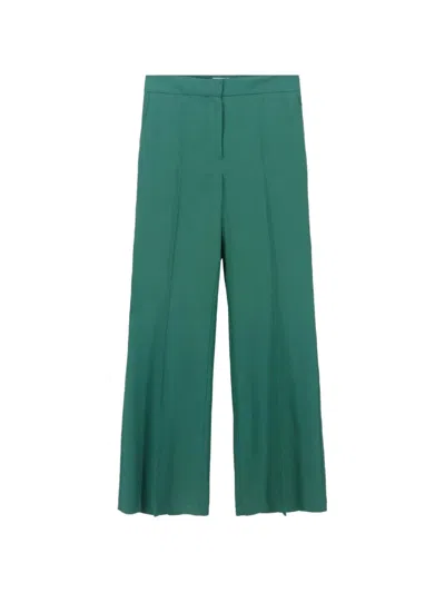 8pm Melbourne Pressed-crease Trousers In Green