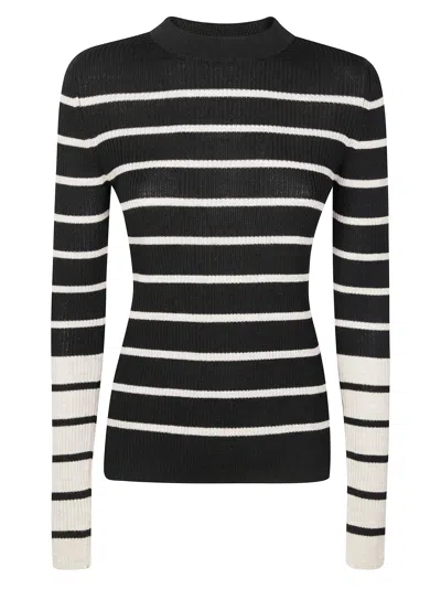 8PM 8PM OVERSIZED SWEATER WITH ELEGANT BACCHETTA DESIGN - FW25
