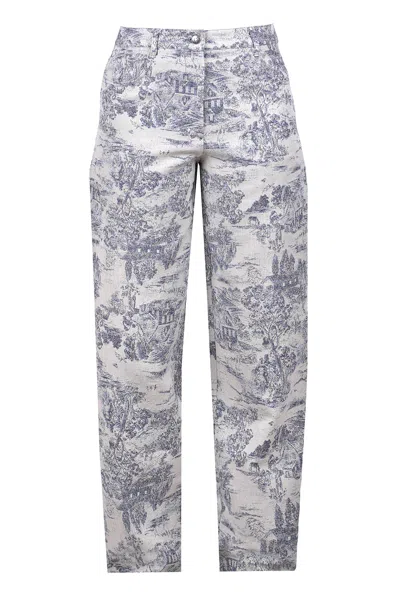 8pm - Pantalone - 470457 - Panna/blu
