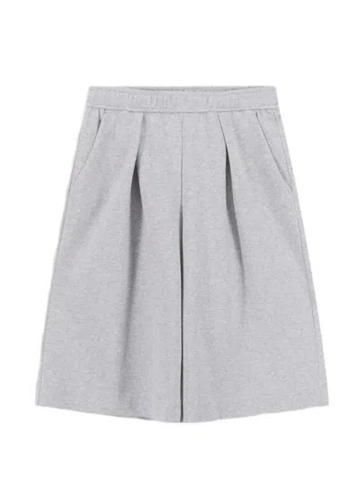 8pm Pleated Knee-length Shorts In Gray