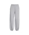 8pm Relaxed Fit Grey Jogging Pants With Elastic Waistband In Gray