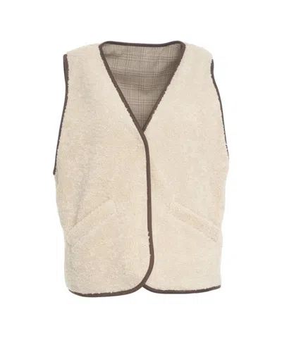 8pm Reversibile 'sophie' Gilet In Neutral