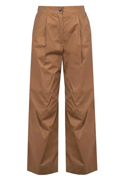 8pm - Trousers - 470456 - Tobacco In Tabacco
