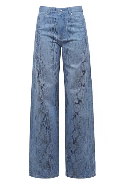 8pm - Trousers - 470484 - Fantasia Azzurro