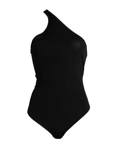 8pm Woman Bodysuit Black Size S Viscose, Elastane