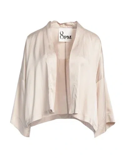8pm Woman Cardigan Beige Size M Viscose