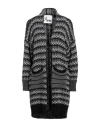 8pm Woman Cardigan Charcoal Size S Viscose, Polyamide, Merino Wool, Acrylic, Cashmere