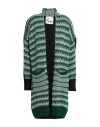 8pm Woman Cardigan Green Size S Viscose, Polyamide, Merino Wool, Acrylic, Cashmere