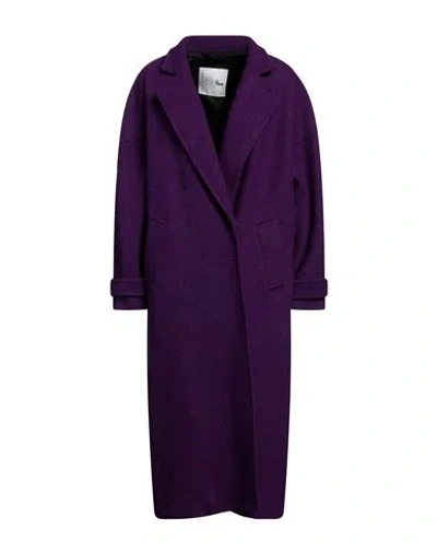 8pm Woman Coat Purple Size S Wool