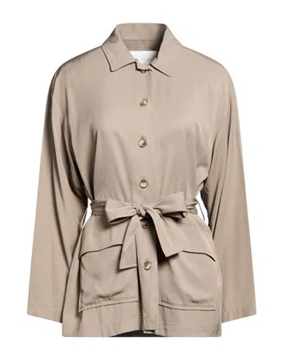 8pm Woman Jacket Grey Size Xs Viscose In Brown