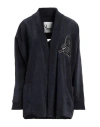 8pm Woman Jacket Navy Size S Polyester, Nylon, Elastane