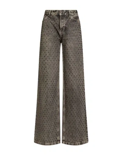 8pm Woman Jeans Charcoal Size 27 Cotton In Gray
