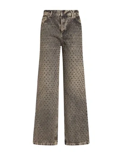 8pm Woman Jeans Grey Size 26 Cotton In Gray