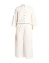 8pm Woman Jumpsuit Ivory Size Xs Cotton In White