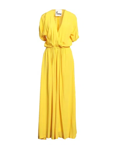 8pm Long Dresses In Yellow