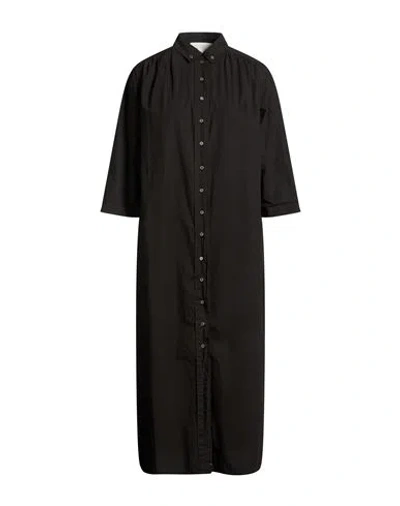 8pm Woman Midi Dress Black Size Xxs Cotton