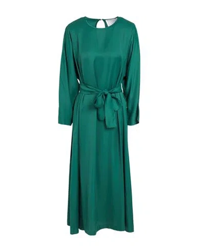 8pm Woman Midi Dress Dark Green Size L Ecovero Viscose, Viscose