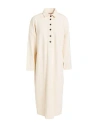 8pm Woman Midi Dress Ivory Size Xxs Cotton, Polyester