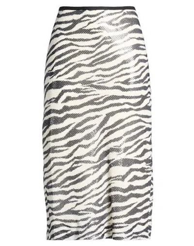 8pm Woman Midi Skirt Black Size M Polyester