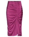 8pm Woman Midi Skirt Mauve Size M Viscose, Elastane In Purple
