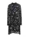 8pm Woman Mini Dress Black Size S Viscose