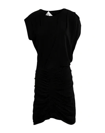 8pm Woman Mini Dress Black Size S Viscose, Elastane