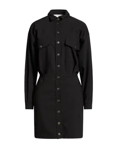 8pm Woman Mini Dress Black Size Xs Polyester, Viscose, Elastane
