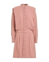 8pm Woman Mini Dress Blush Size S Polyester, Elastic Fibres In Pink