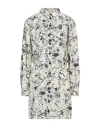 8pm Woman Mini Dress Cream Size M Rayon, Polyester In White
