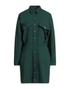 8pm Woman Mini Dress Dark Green Size M Polyester, Viscose, Elastane In Green