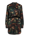 8pm Woman Midi Dress Dark Green Size Xs Viscose