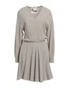 8pm Short Dresses In Grey