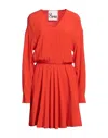 8pm Short Dresses In Tomato Red