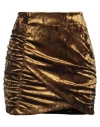 8pm Woman Mini Skirt Military Green Size S Polyester, Elastane In Green