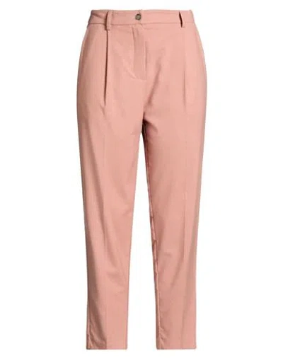 8pm Woman Pants Antique Rose Size S Polyester, Viscose, Elastane In Pink