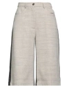 8pm Woman Pants Beige Size S Cotton, Acrylic, Polyester, Wool, Polyamide In Beige