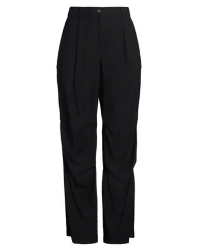 8pm Woman Pants Black Size L Viscose, Polyester