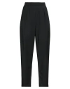 8pm Woman Pants Black Size L Wool, Polyester, Viscose