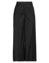 8pm Woman Pants Black Size M Polyester, Viscose, Elastane In Black
