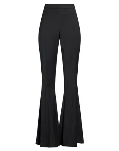 8pm Woman Pants Black Size S Polyester, Wool, Elastane