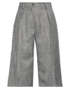 8pm Woman Pants Charcoal Size M Polyester, Rayon, Lurex, Elastane In Grey